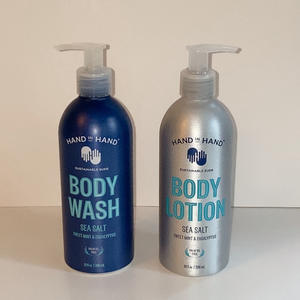 Hand in Hand Body Soap and Body Lotion Bundle NWT
